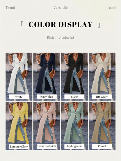 Minimalist Elegant Long Cardigan