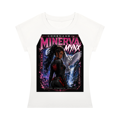 Code name: Mynerva Mynx Anime Version Women’s Slim Raglan T-Shirt