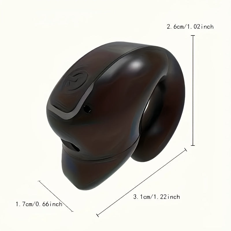 Clip-On Wireless Earbuds with Noise Cancellation