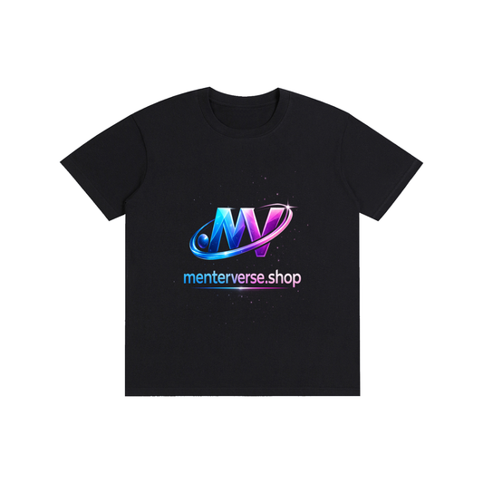 Menterverse Classic Zwart Unisex T-shirt