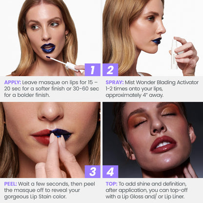 Wonderskin Wonder Blading All Day Lip Stain Peel Off Masque