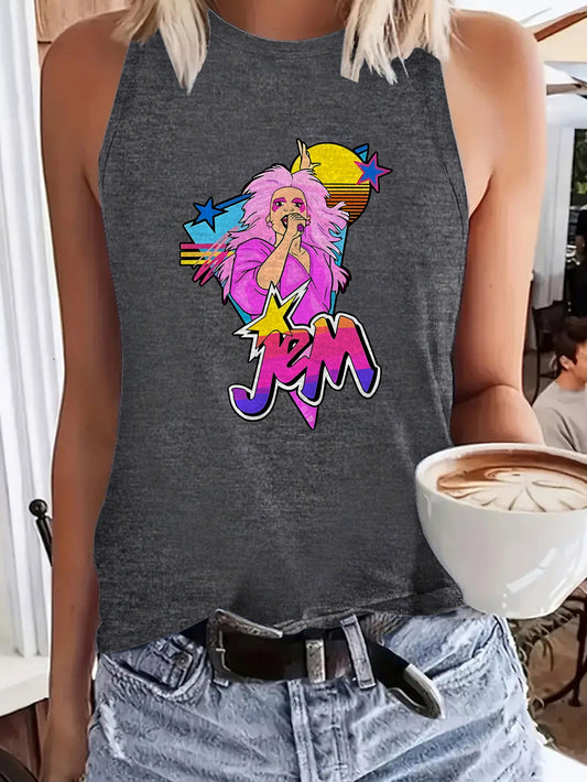 T-shirt JEM vintage pour femme
