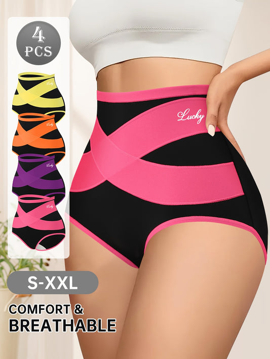 4pcs Tummy Control Panties