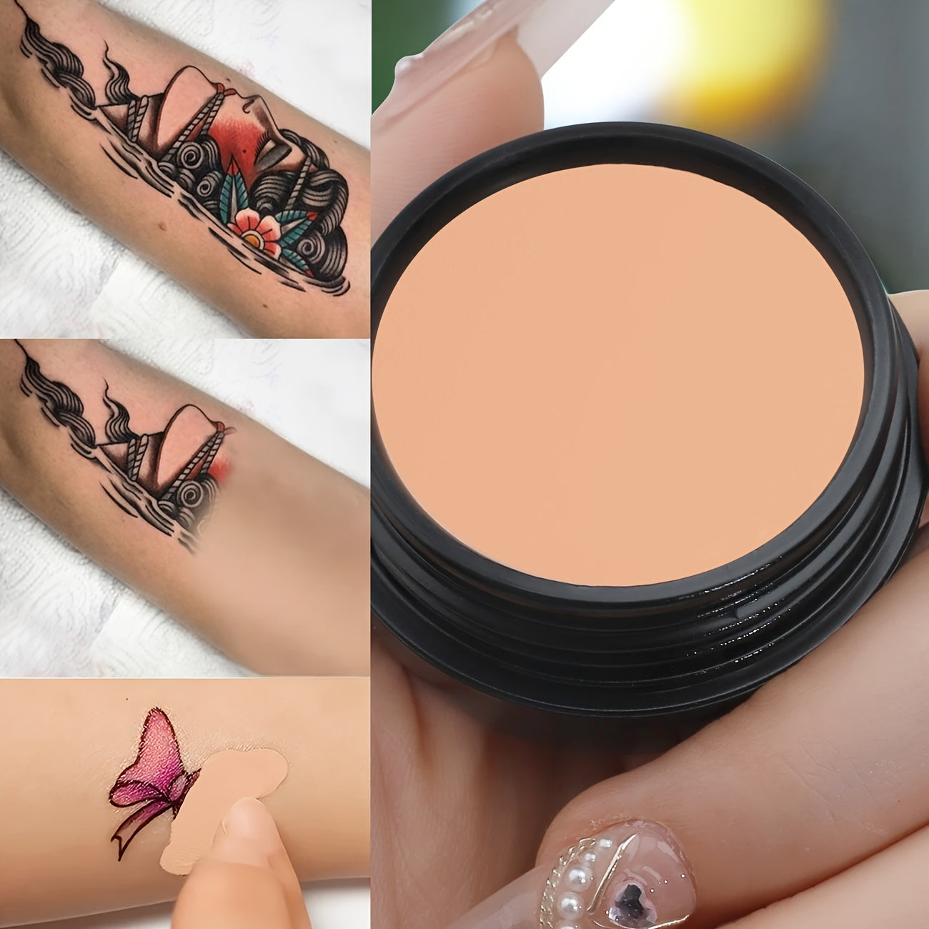 2pcs QIC Full Coverage Concealer Creams