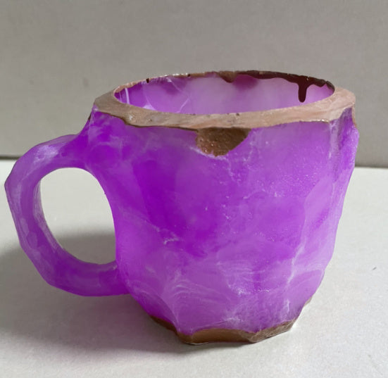 400ml Resin Mineral Crystal Coffee Mugs
