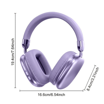 Casque de jeu et stéréo sans fil avec microphone