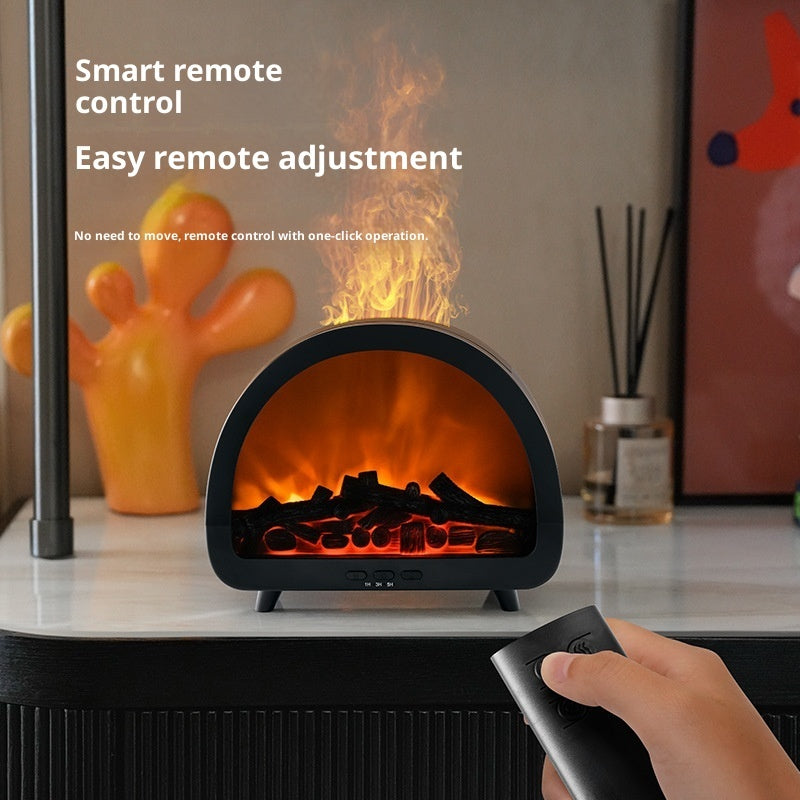 Colorful Fireplace Flame Aromatherapy Machine with Remote Control