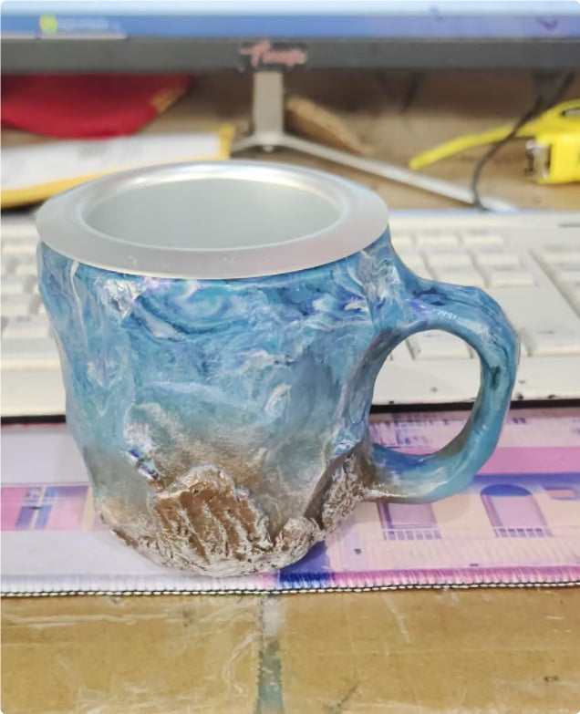 400ml Resin Mineral Crystal Coffee Mugs