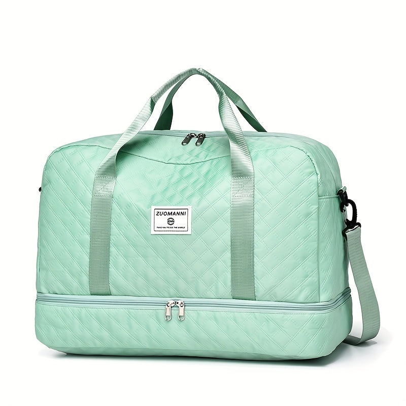 Lightweight Quilted Diamond Pattern Travel Backpack