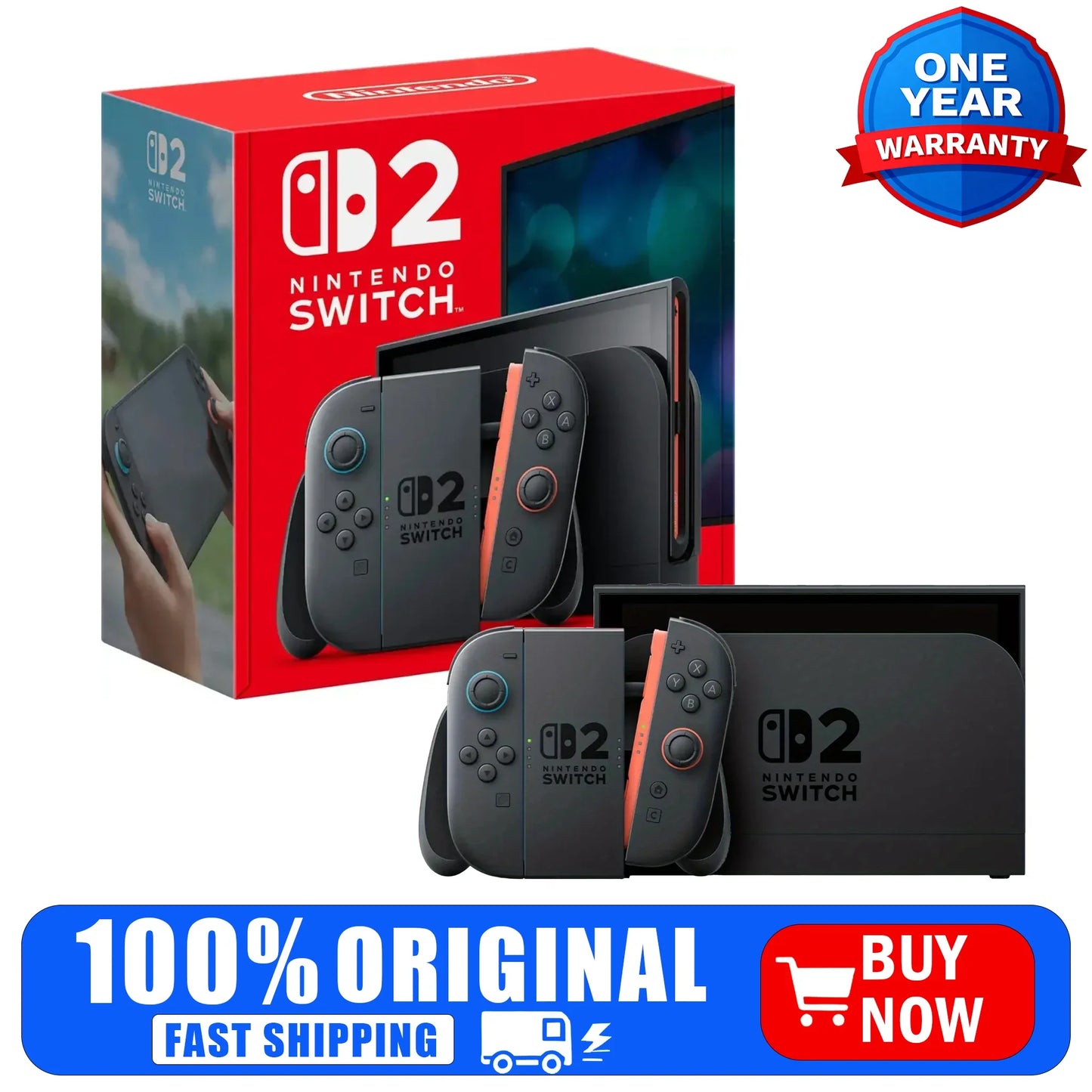 Nintendo Switch 2 Multi Standard And Mario Kart World Bundle