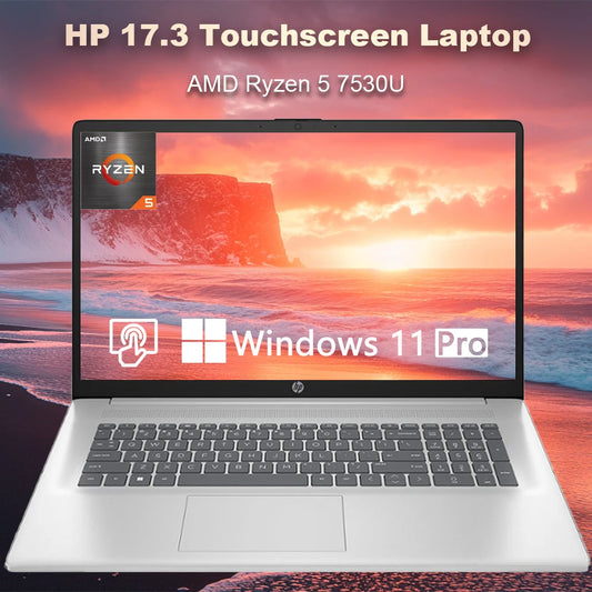 2024 Newest 17.3" HP Laptop,HD+ Touchscreen Display