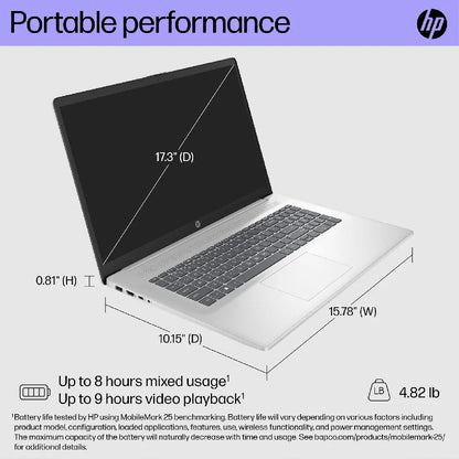 2024 Newest 17.3" HP Laptop,HD+ Touchscreen Display