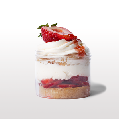 Seductive Strawberry Cake Jar