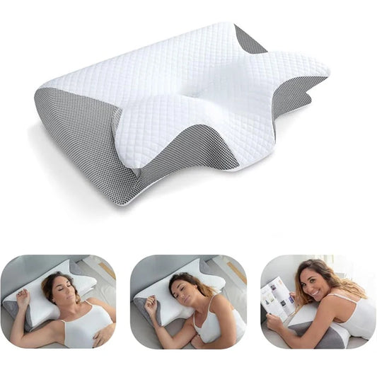Oreiller ergonomique cervical anti-douleur orthopédique RestRelief