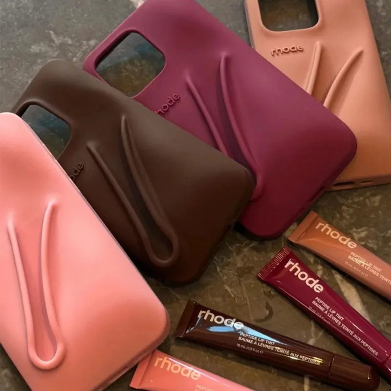 Rhode Lemontini Lip Gloss iPhone Case