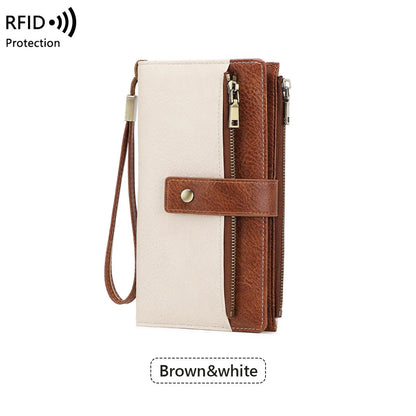 Portefeuille Long 💖 — Protection RFID, Style Élégant