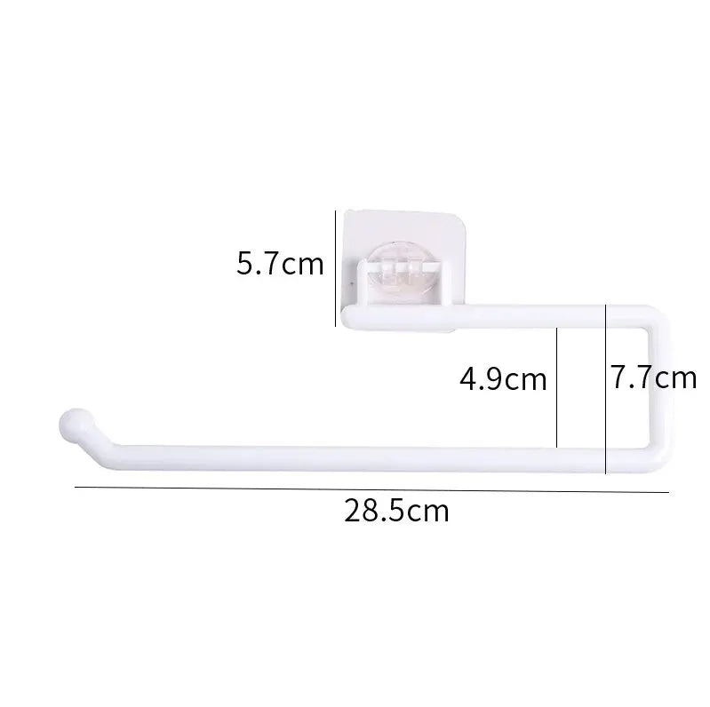 Punch-free Kitchen Paper Towel Rack T