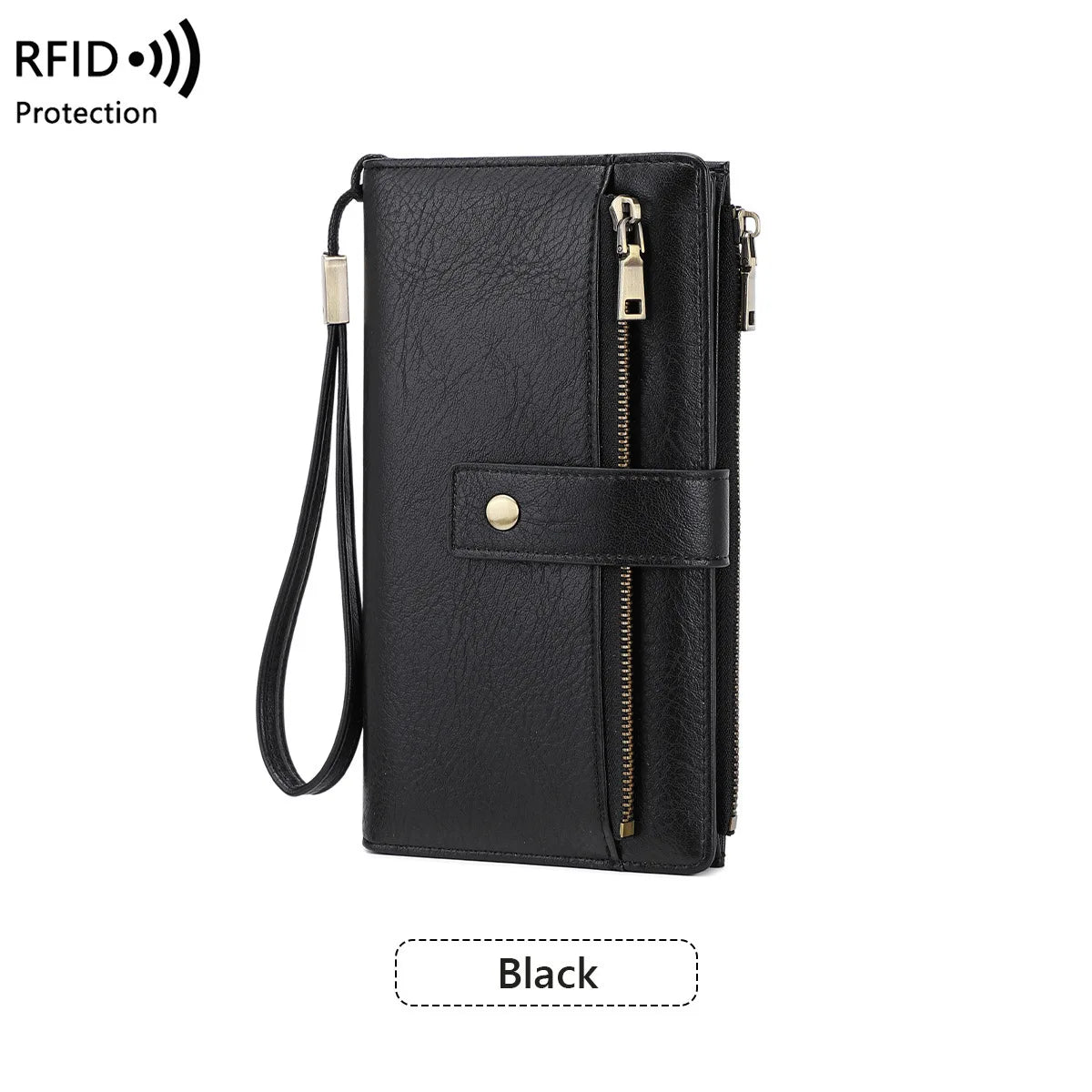 Portefeuille Long 💖 — Protection RFID, Style Élégant