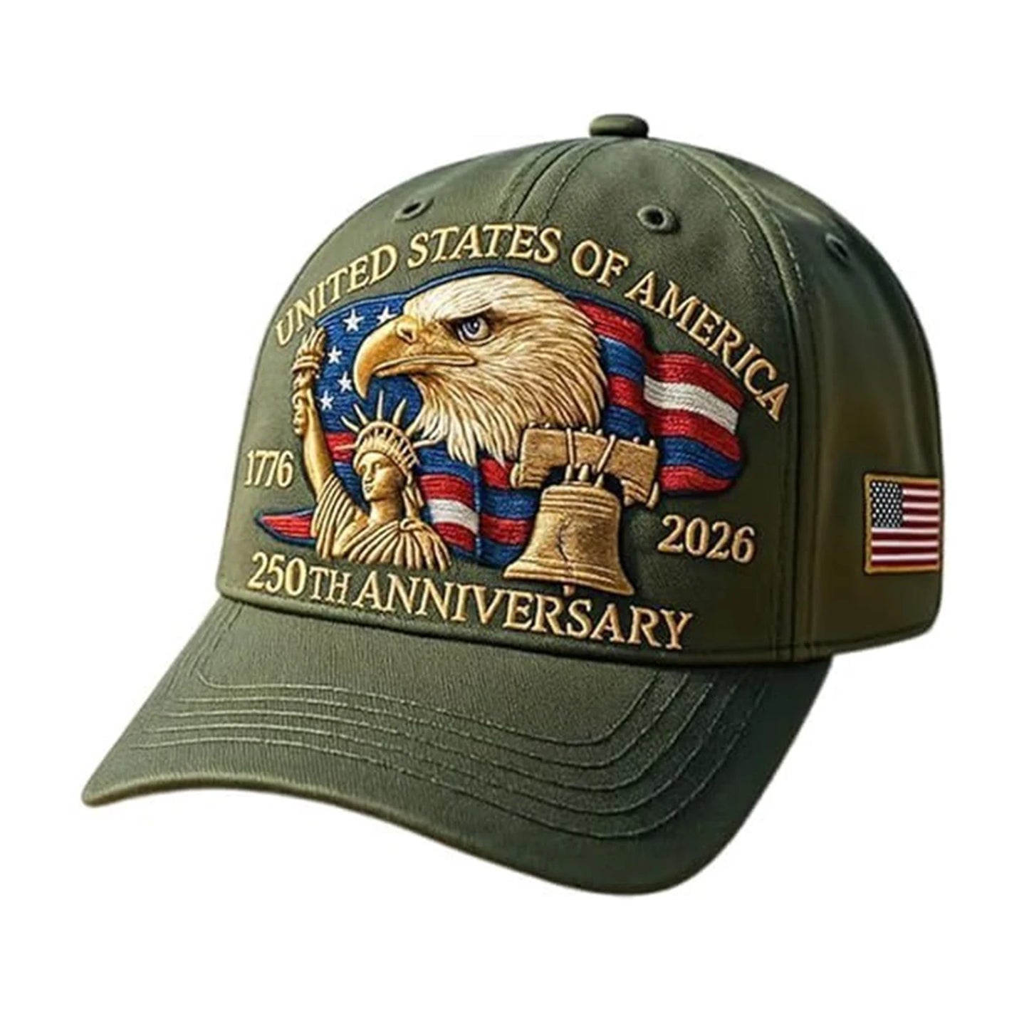 Chapeau du 250e anniversaire LibertyRetro™ 🇺🇸✨ Portez l'héritage