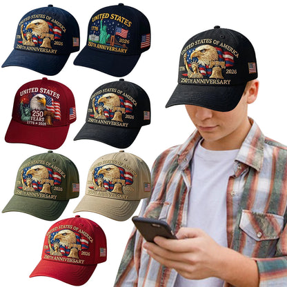 Chapeau du 250e anniversaire LibertyRetro™ 🇺🇸✨ Portez l'héritage