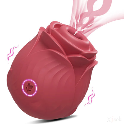 Rose Sucking Licking Vibrator