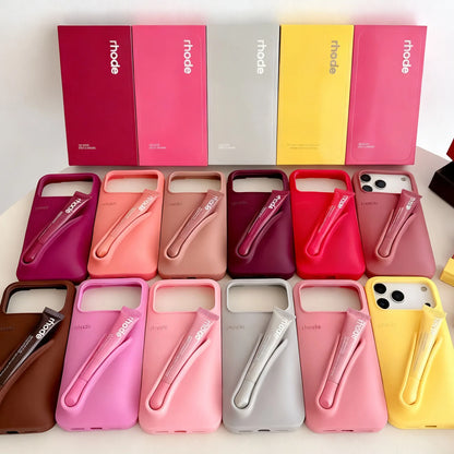 Rhode Lemontini Lip Gloss iPhone Case