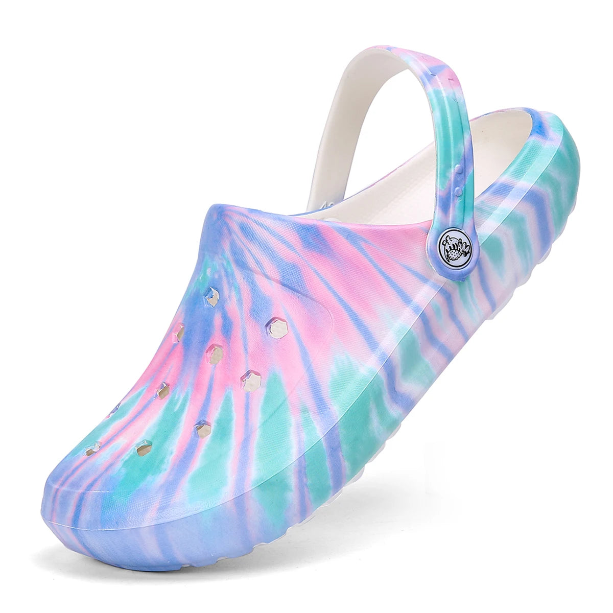 Women's Tie-dye Pattern Slip On Clogs