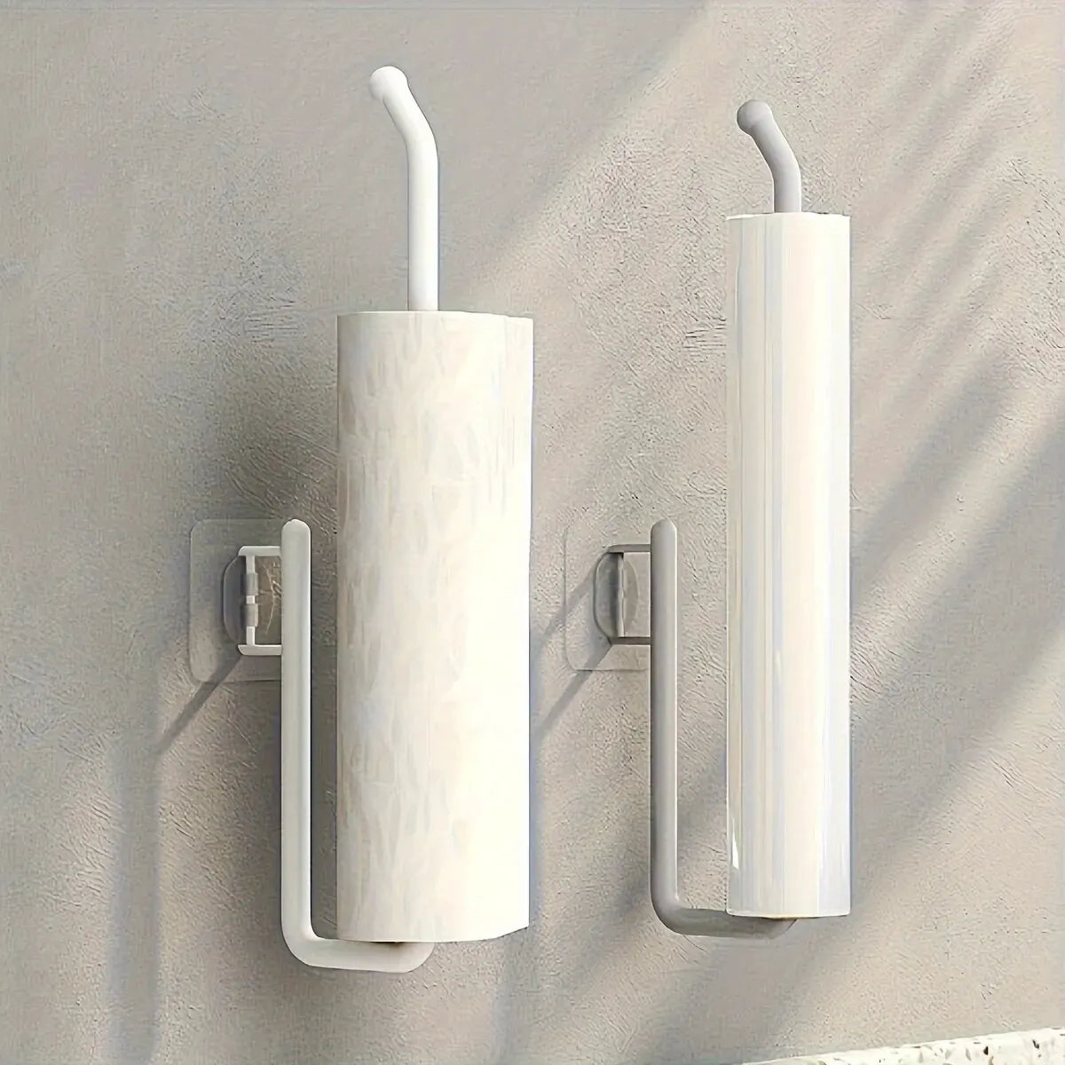 Punch-free Kitchen Paper Towel Rack T