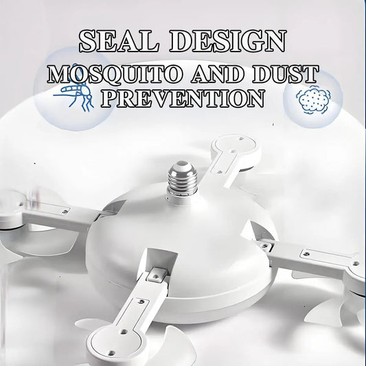 DroneBreeze™ Ventilateur LED 💡 — Style Moderne, Flux d'Air Silencieux