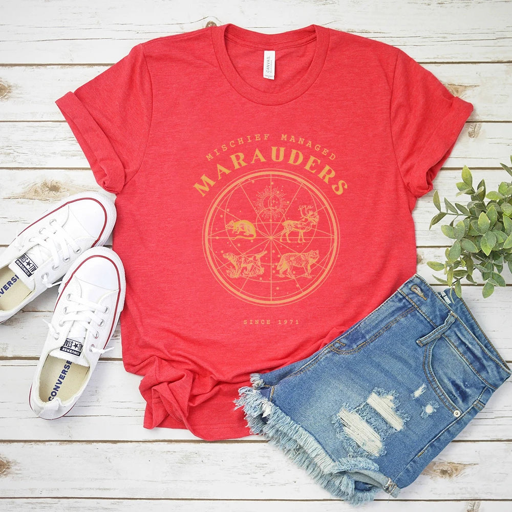 Marauders Wizarding School T-Shirt | Mischief Managed Fandom Tee