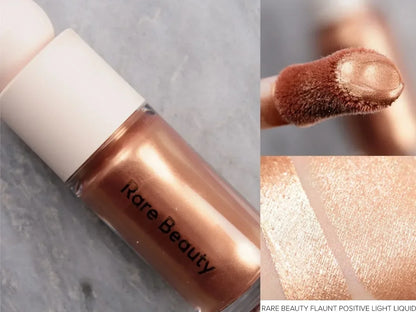 Ensemble Fard à joues nacré, Enlumineur et Gloss à lèvres Rare Beauty,