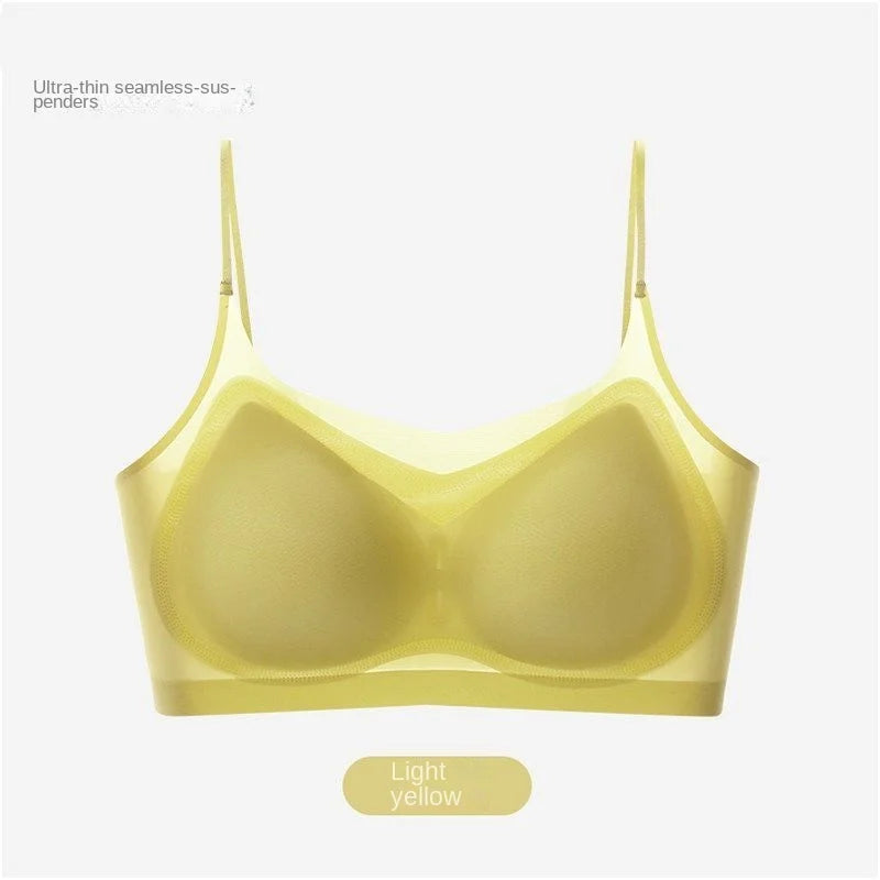 Ultra-Thin Breathable Ice Silk Top Bra
