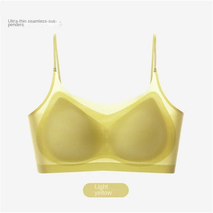 Ultra-Thin Breathable Ice Silk Top Bra