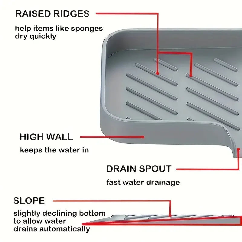 Kitchen Sink Tray Soap Dispenser