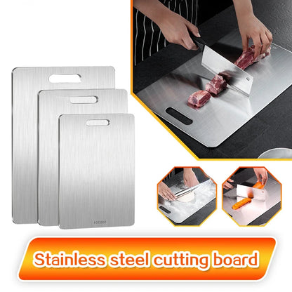 Stainless Steel Chopping Board, 304/316 Double-Sided