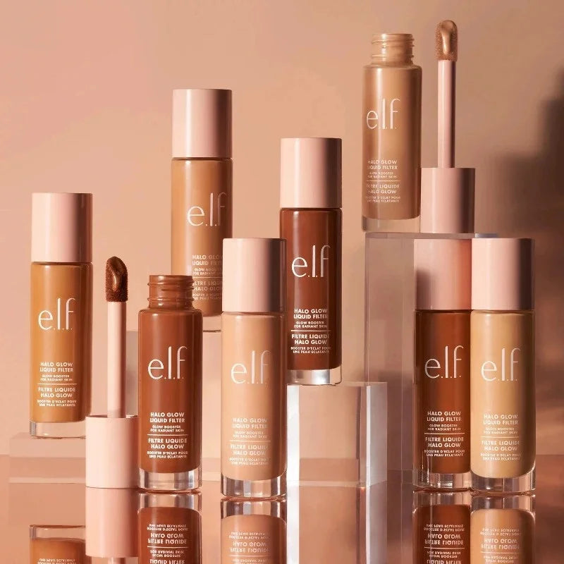 e.l.f. Power Grip Primer and Halo Glow Liquid Filter