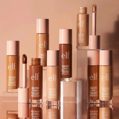 e.l.f. Power Grip Primer and Halo Glow Liquid Filter