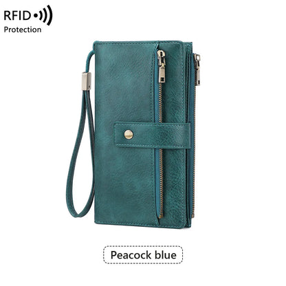 Portefeuille Long 💖 — Protection RFID, Style Élégant