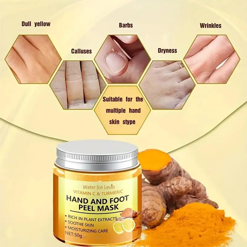 Vitamin C & Turmeric Hands and Feet Wax Mask: