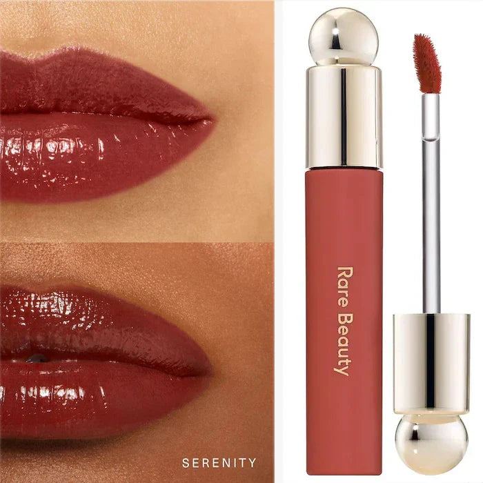 Ensemble Fard à joues nacré, Enlumineur et Gloss à lèvres Rare Beauty,