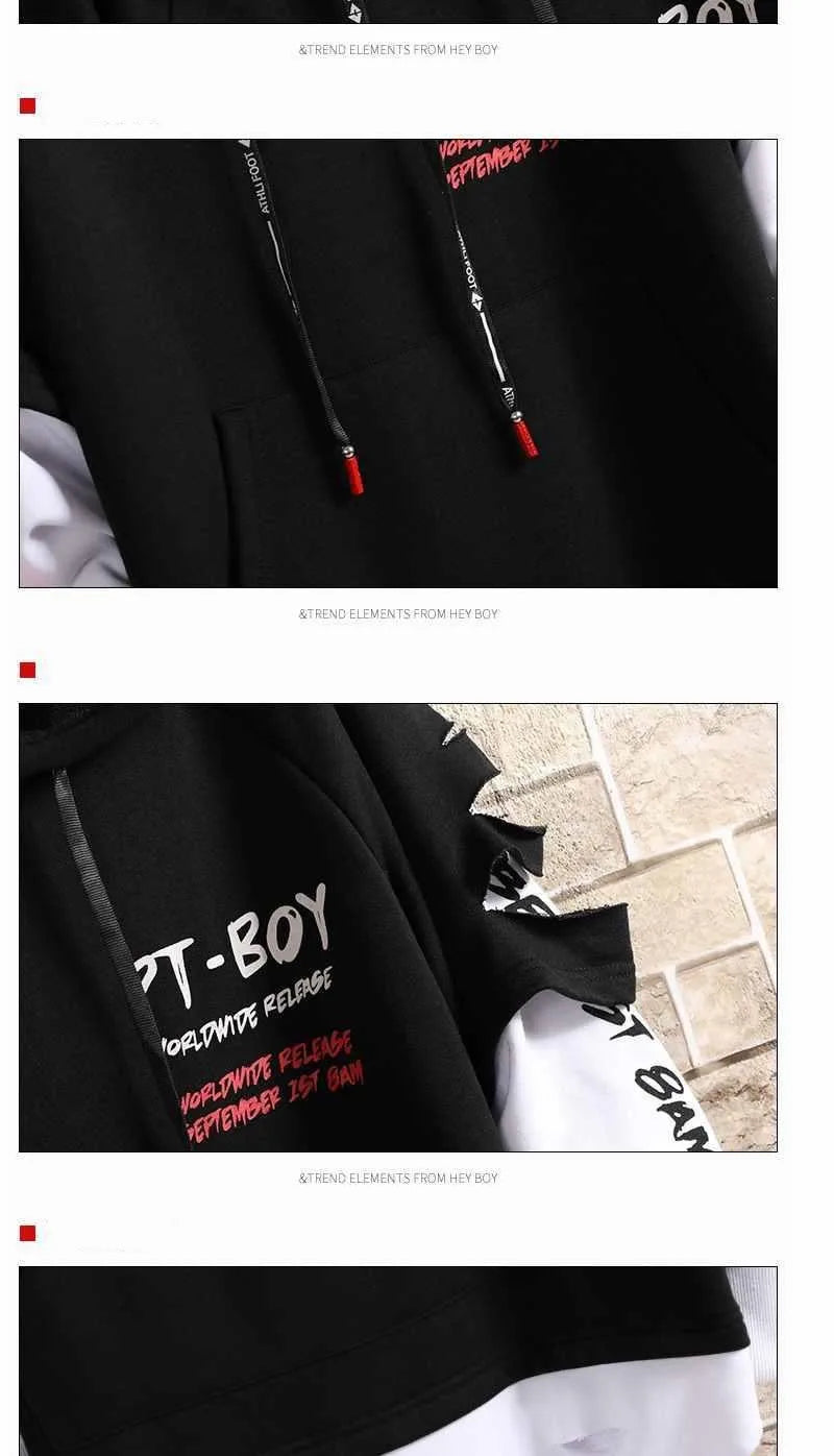 Men's Korean Fashion Streetwear Hoodies
