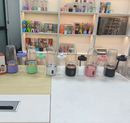 Portable USB Blender Cup | Wireless Juicer | 25000 RPM | 6 Blade