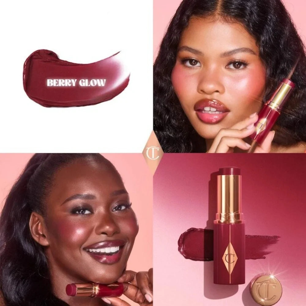 Charlotte Tilbury's Beauty Light Wand and Newer Unreal Blush Healthy Glow Stick