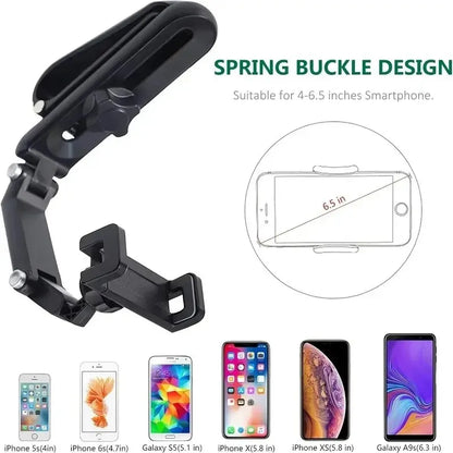Visor Mount 🚗📱 — 360° Hands-Free Phone Access