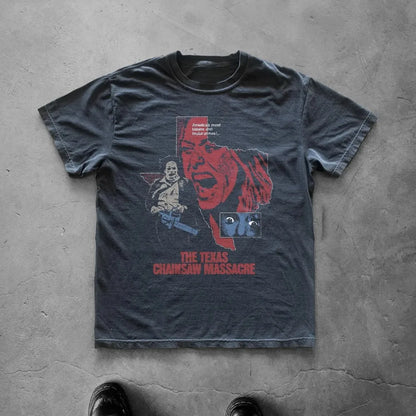 Vintage Texas Chainsaw Massacre T-Shirt | 1990s Horror Graphic Tee