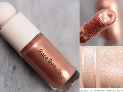 Ensemble Fard à joues nacré, Enlumineur et Gloss à lèvres Rare Beauty,
