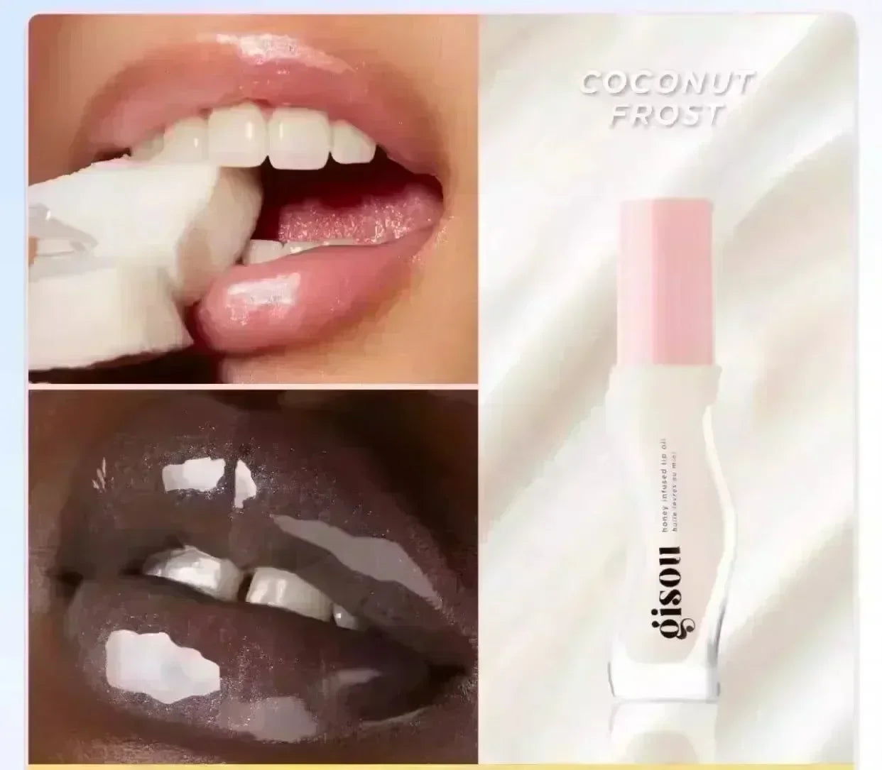 Huile à Lèvres Gisou Infusée au Miel