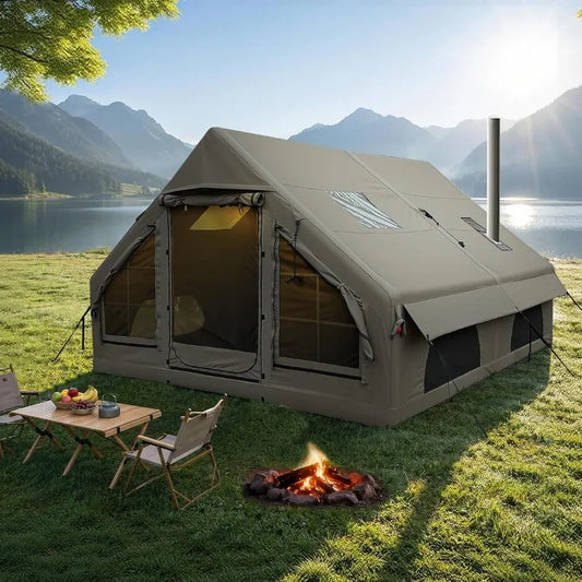 Tente de camping gonflable de luxe