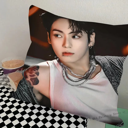 1PC Singer Jungkook Pillow Case