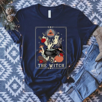 The Witch Tarot Card T-Shirt | Wiccan Pagan Halloween Graphic Tee